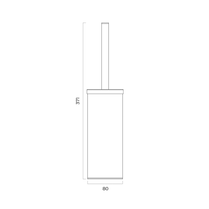 OLTENS Gulfoss Toilettenbürstengarnitur bodenstehend