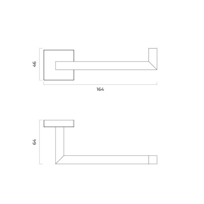 OLTENS Tved Toilettenpapierhalter starr ohne Deckel