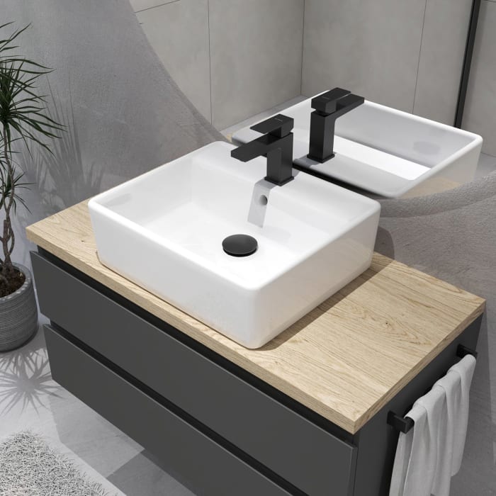 OLTENS Gota Waschbecken-Einhebelmischer, Höhe 15 cm