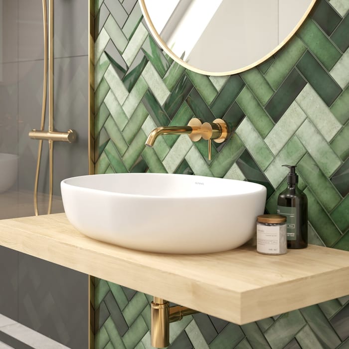 OLTENS Molle Waschbecken-UP-Armatur, Ausladung 17,6 cm