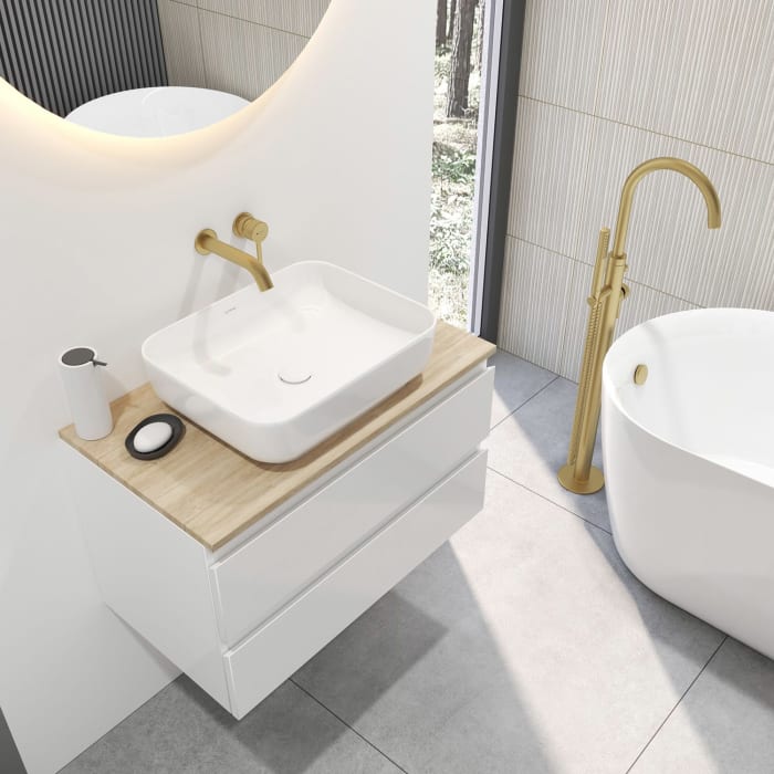 OLTENS Molle Waschbecken-UP-Armatur, Ausladung 17,6 cm