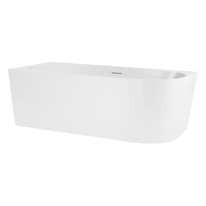 OLTENS Delva Vorwand-Badewanne 170 x 80 cm für Eckeinbau links