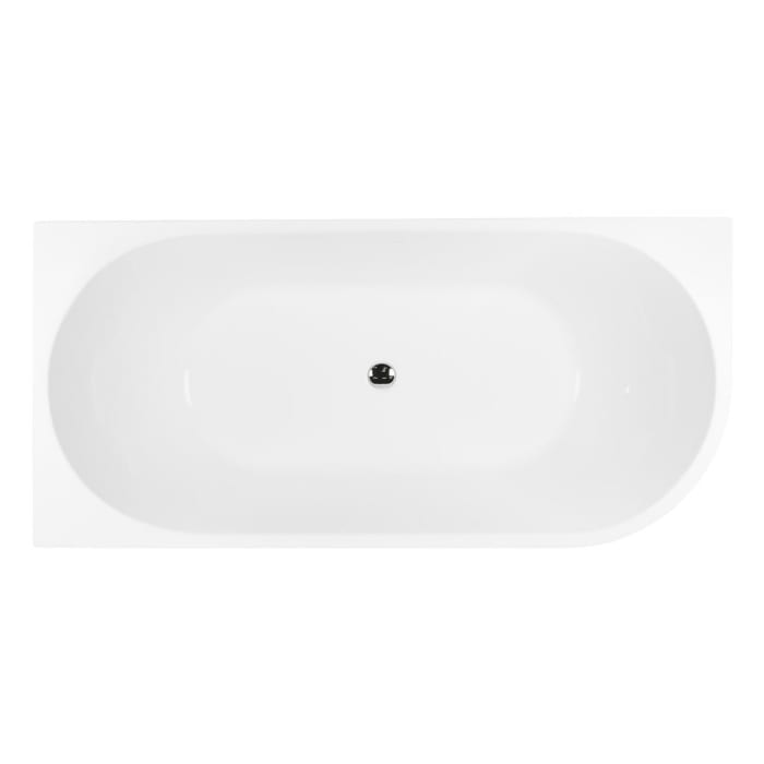 OLTENS Delva Vorwand-Badewanne 170 x 80 cm für Eckeinbau links