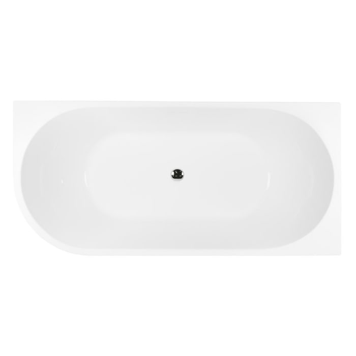 OLTENS Delva Vorwand-Badewanne 170 x 80 cm für Eckeinbau rechts