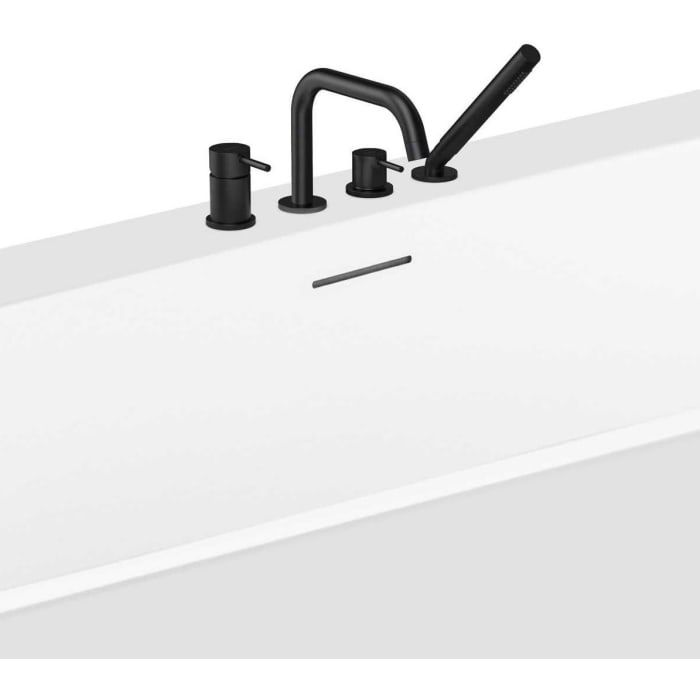 OLTENS Hulda wandmontierte Badewanne oval 170 x 80 cm