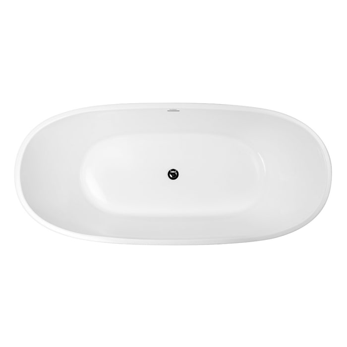 OLTENS Stora freistehende Badewanne oval 170 x 78 cm