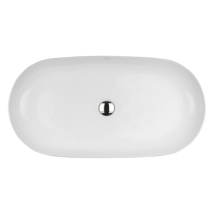 OLTENS Hamnes Thin Aufsatzwaschbecken oval 80 x 40 cm