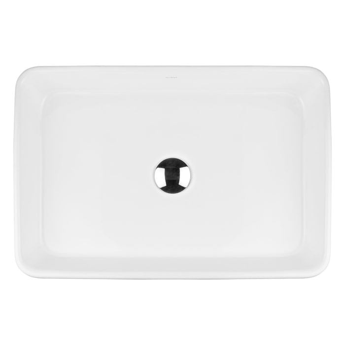 OLTENS Lustra Aufsatzwaschbecken rechteckig 60,5 x 35 cm, mit SmartClean