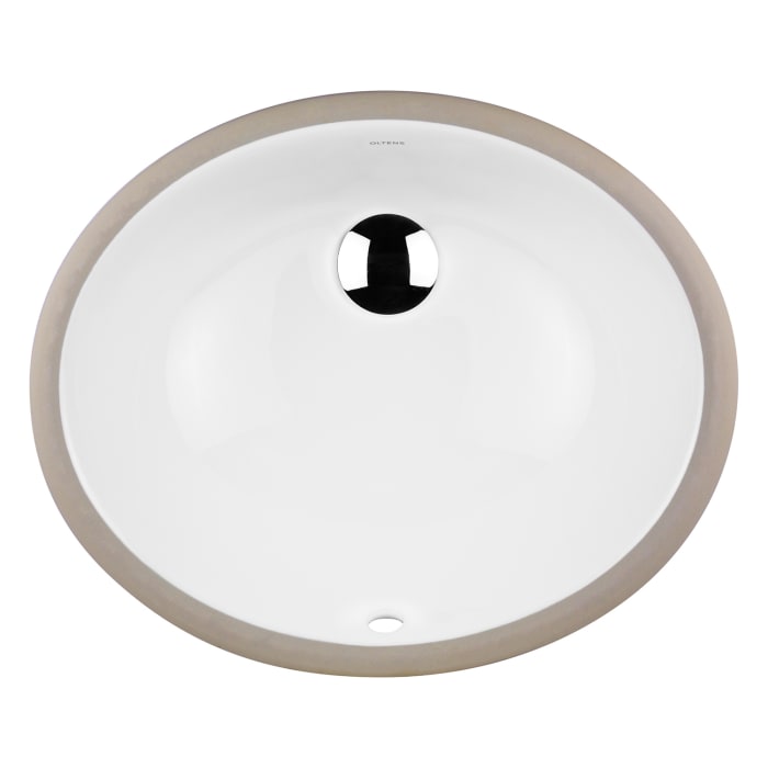 OLTENS Mana Unterbauwaschbecken oval 46 x 38 cm, mit SmartClean