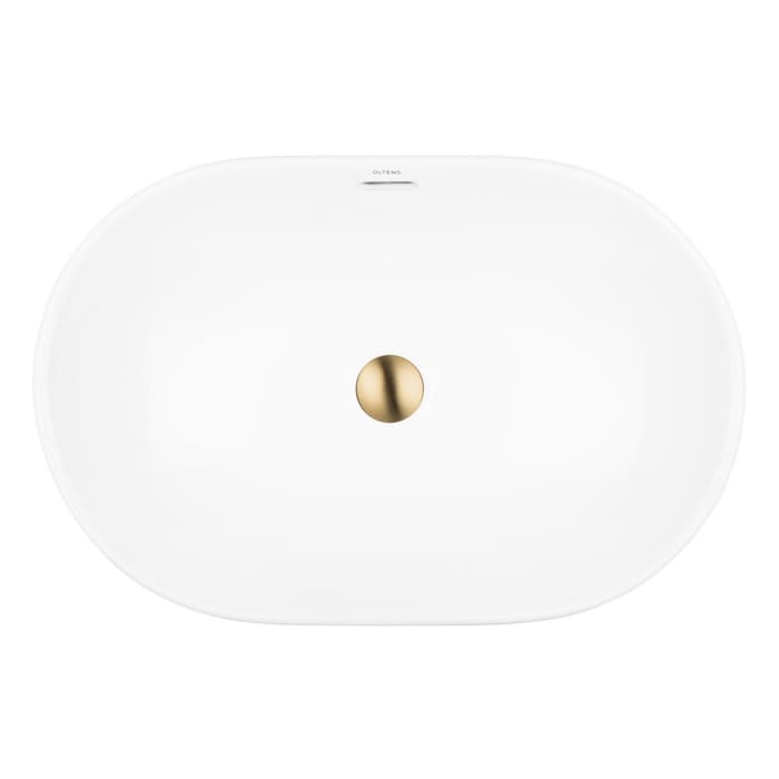 OLTENS Tive Aufsatzwaschbecken oval 61 x 40 cm