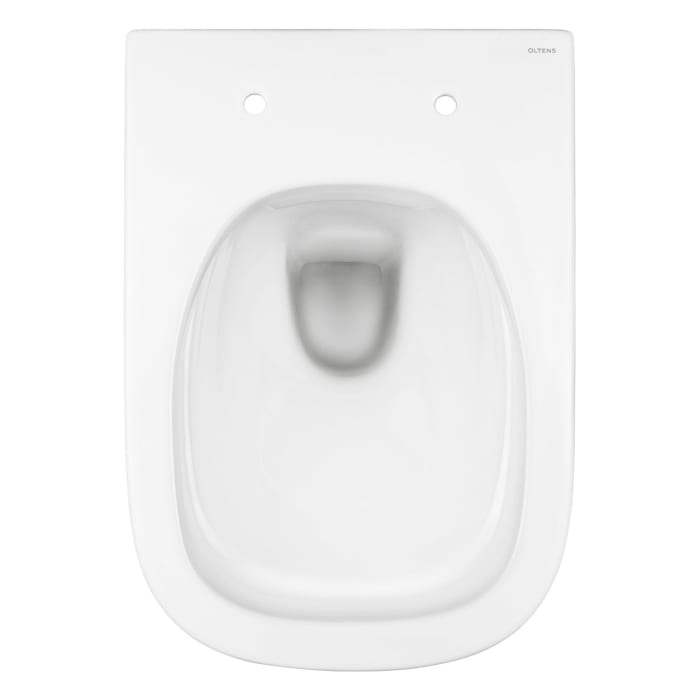 OLTENS Gulfoss Tiefspül-Wand-WC PureRim 36 x 50 cm, Set mit WC-Sitz, mit SmartClean