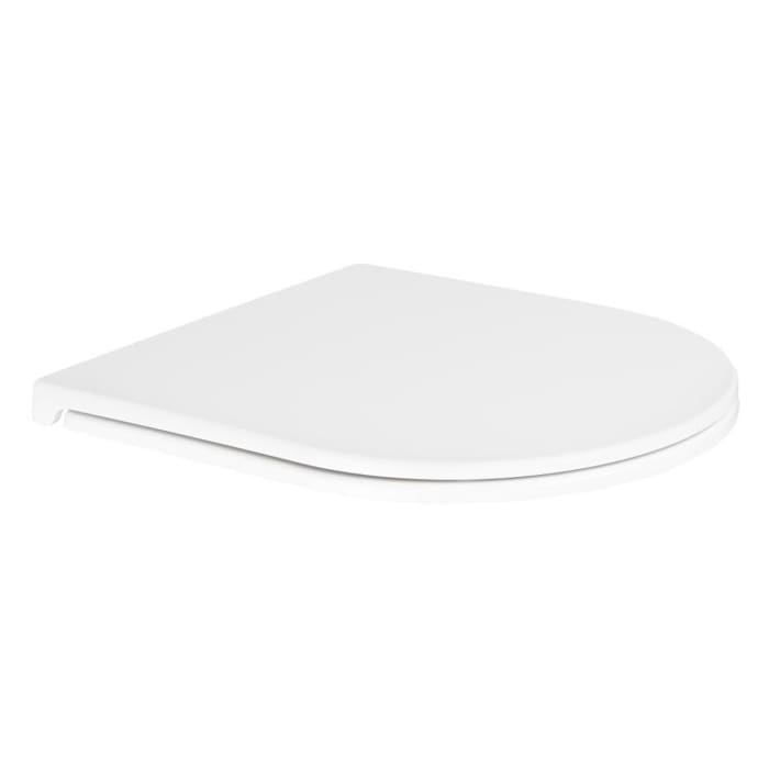 OLTENS Hamnes Kort Tiefspül-Wand-WC PureRim 37 x 49 cm, Set mit WC-Sitz, mit SmartClean