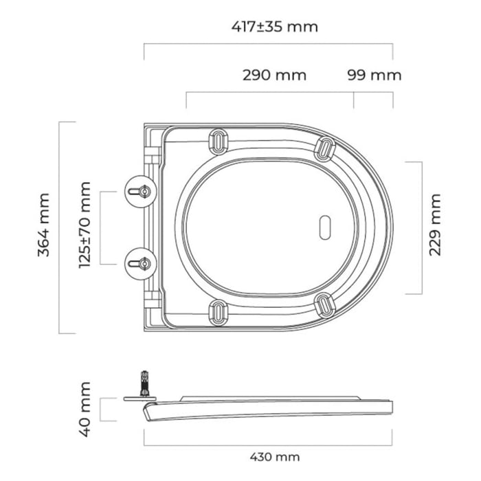 OLTENS Hamnes WC-Sitz mit Absenkautomatik