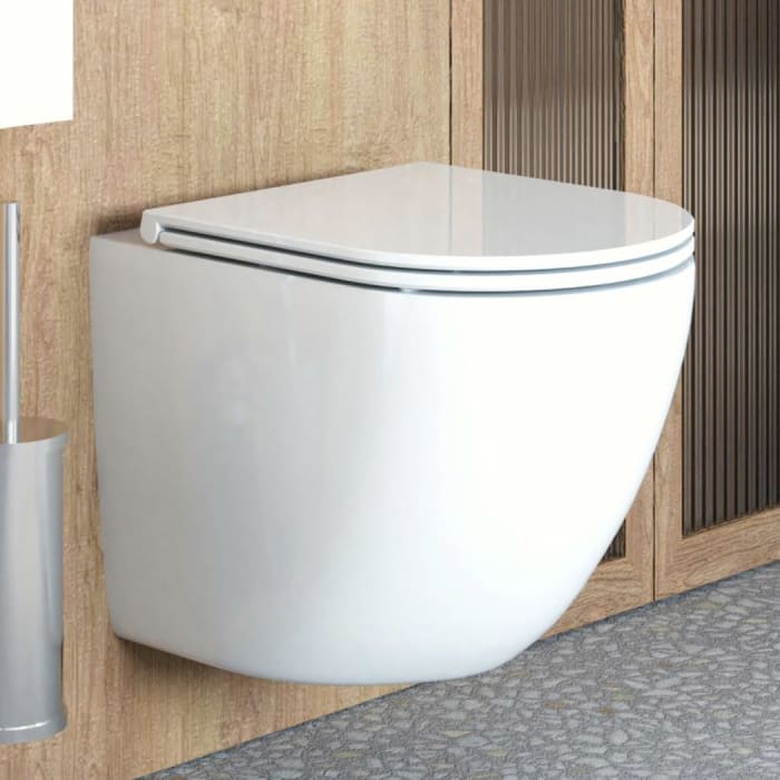OLTENS Hamnes Tiefspül-Wand-WC PureRim 35,5 x 52 cm, mit SmartClean