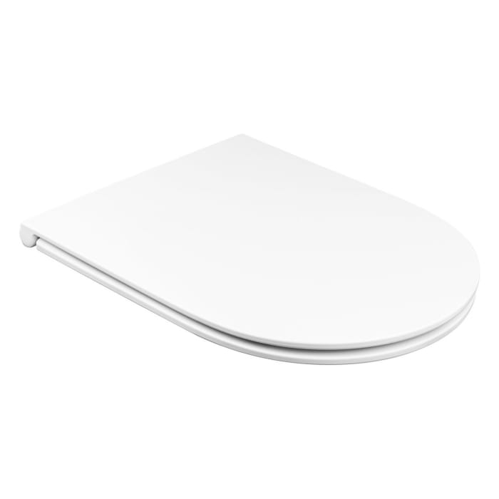 OLTENS Jog Tiefspül-Wand-WC PureRim 36 x 52 cm, Set mit Slim WC-Sitz, mit SmartClean