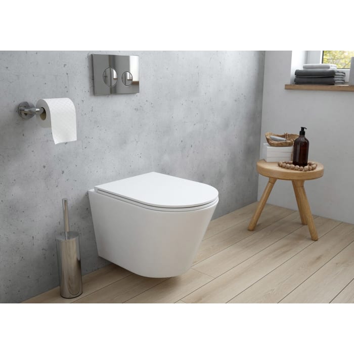 OLTENS Jog Tiefspül-Wand-WC PureRim 36 x 52 cm, mit SmartClean