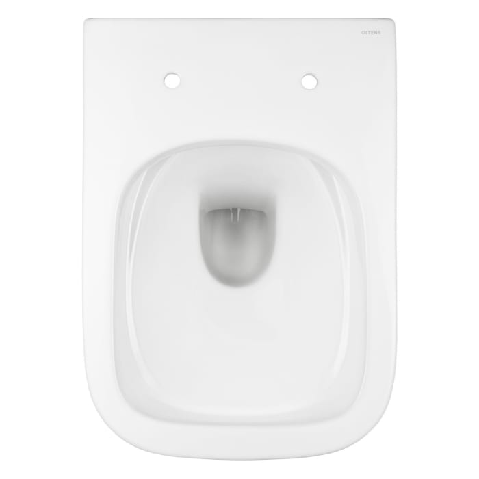 OLTENS Vernal Tiefspül-Wand-WC PureRim 34,5 x 50 cm, Set mit WC-Sitz