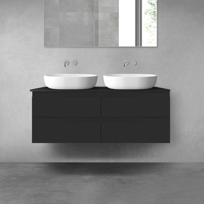 OLTENS Vernal Badmöbel-Set 3-teilig mit 2 Unterschränken mit Schubladen und Konsolenplatte 120 x 48,6 cm