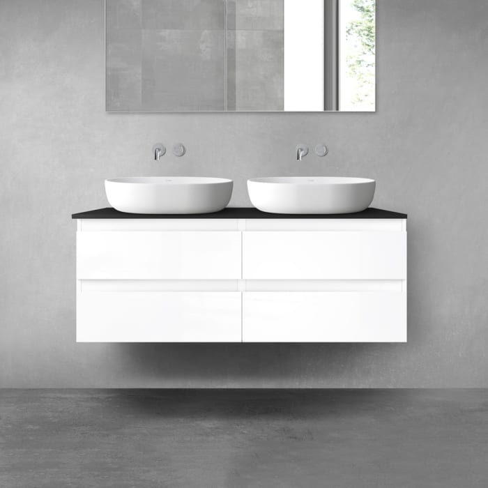 OLTENS Vernal Badmöbel-Set 3-teilig mit 2 Unterschränken mit Schubladen und Konsolenplatte 120 x 48,6 cm