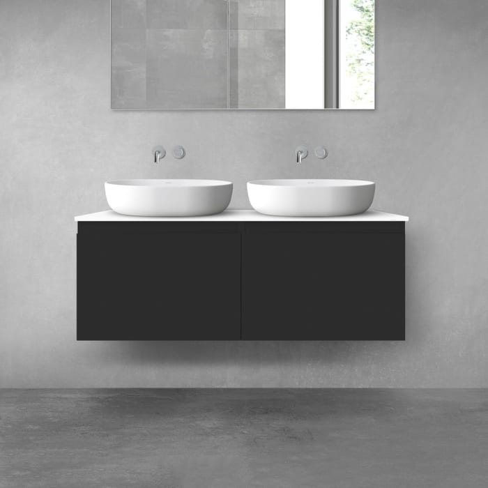 OLTENS Vernal Badmöbel-Set 3-teilig mit 2 Unterschränken mit Schubladen und Konsolenplatte 120 x 48,6 cm