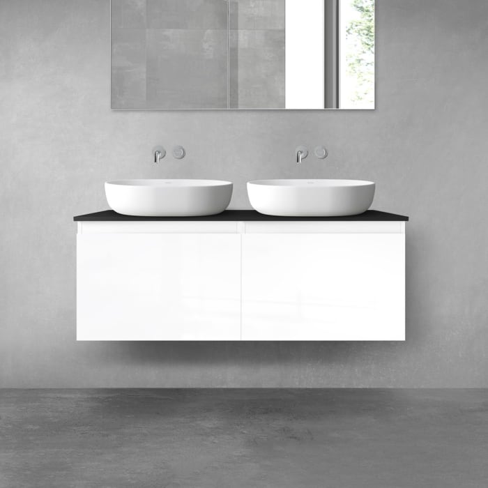 OLTENS Vernal Badmöbel-Set 3-teilig mit 2 Unterschränken mit Schubladen und Konsolenplatte 120 x 48,6 cm