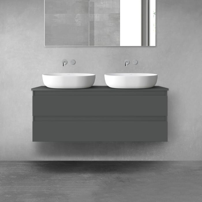 OLTENS Vernal Badmöbel-Set 2-teilig mit Unterschrank mit 2 Schubladen und Konsolenplatte 120 x 48,6 cm