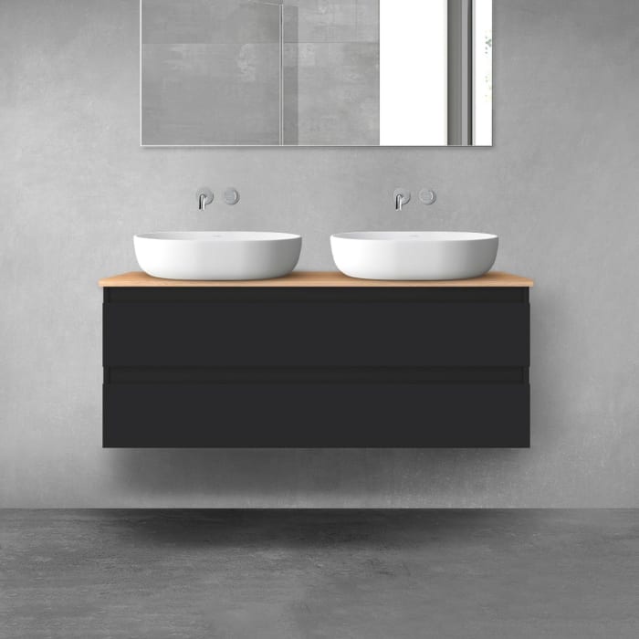 OLTENS Vernal Badmöbel-Set 2-teilig mit Unterschrank mit 2 Schubladen und Konsolenplatte 120 x 48,6 cm