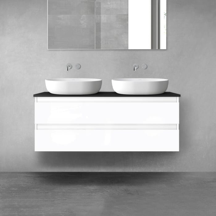 OLTENS Vernal Badmöbel-Set 2-teilig mit Unterschrank mit 2 Schubladen und Konsolenplatte 120 x 48,6 cm