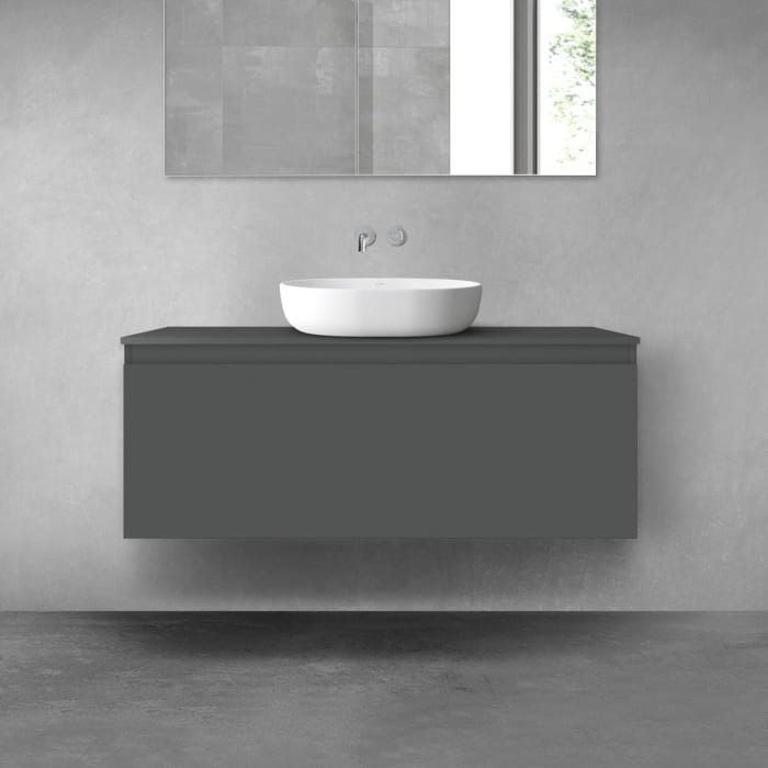 OLTENS Vernal Badmöbel-Set 2-teilig mit Unterschrank mit 1 Schublade und Konsolenplatte 120 x 48,6 cm