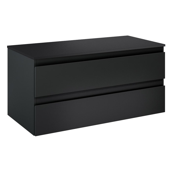 OLTENS Vernal Badmöbel-Set 2-teilig mit Unterschrank mit 2 Schubladen und Konsolenplatte 100 x 48,6 cm