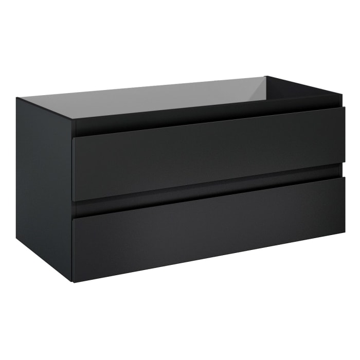 OLTENS Vernal Badmöbel-Set 2-teilig mit Unterschrank mit 2 Schubladen und Konsolenplatte 100 x 48,6 cm