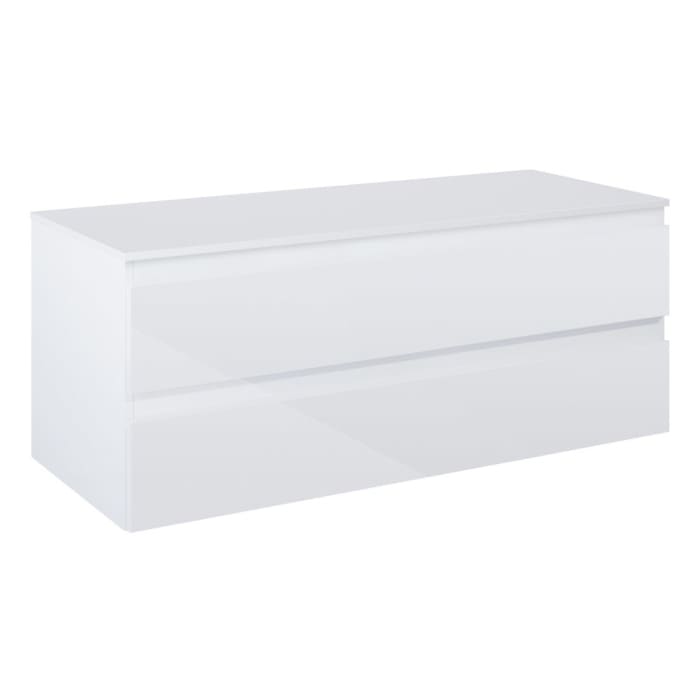 OLTENS Vernal Badmöbel-Set 2-teilig mit Unterschrank mit 2 Schubladen und Konsolenplatte 120 x 48,6 cm