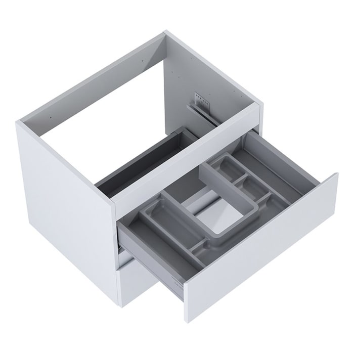 OLTENS Vernal Badmöbel-Set 3-teilig mit 2 Unterschränken mit Schubladen und Konsolenplatte 140 x 48,6 cm