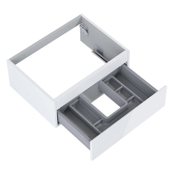 OLTENS Vernal Badmöbel-Set 3-teilig mit 2 Unterschränken mit Schubladen und Konsolenplatte 120 x 25,2/48,6 cm