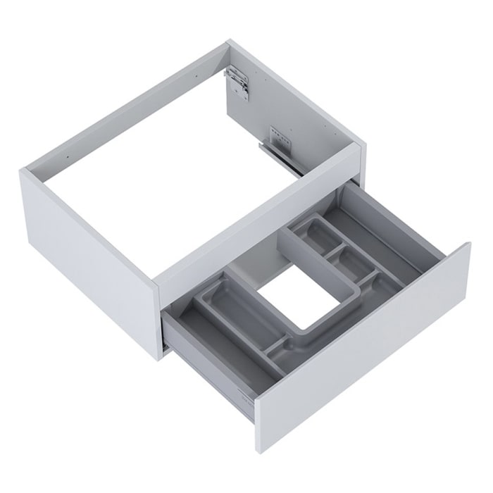 OLTENS Vernal Badmöbel-Set 3-teilig mit 2 Unterschränken mit Schubladen und Konsolenplatte 160 x 25,2/48,6 cm