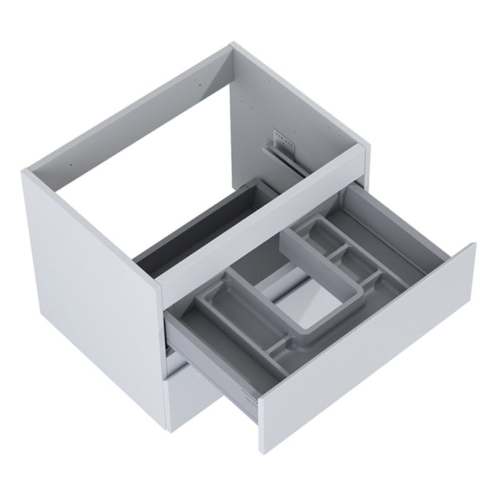 OLTENS Vernal Badmöbel-Set 3-teilig mit 2 Unterschränken mit Schubladen und Konsolenplatte 160 x 25,2/48,6 cm