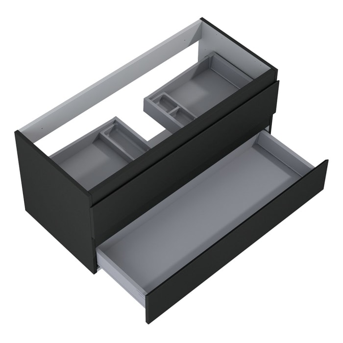 OLTENS Vernal Badmöbel-Set 2-teilig mit Unterschrank mit 2 Schubladen und Konsolenplatte 100 x 48,6 cm