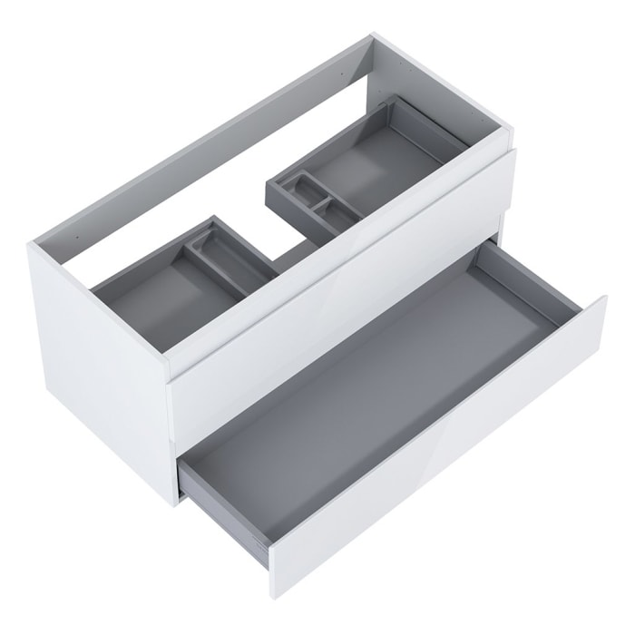 OLTENS Vernal Badmöbel-Set 2-teilig mit Unterschrank mit 2 Schubladen und Konsolenplatte 100 x 48,6 cm