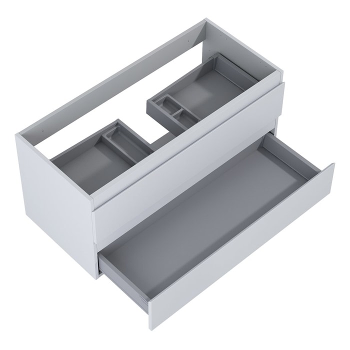 OLTENS Vernal Badmöbel-Set 2-teilig mit Unterschrank mit 2 Schubladen und Konsolenplatte 100 x 48,6 cm