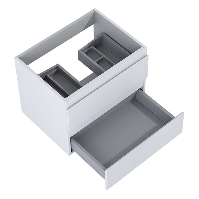 OLTENS Vernal Badmöbel-Set 3-teilig mit Unterschränken mit 3 Schubladen und Konsolenplatte 100 x 48,6 cm