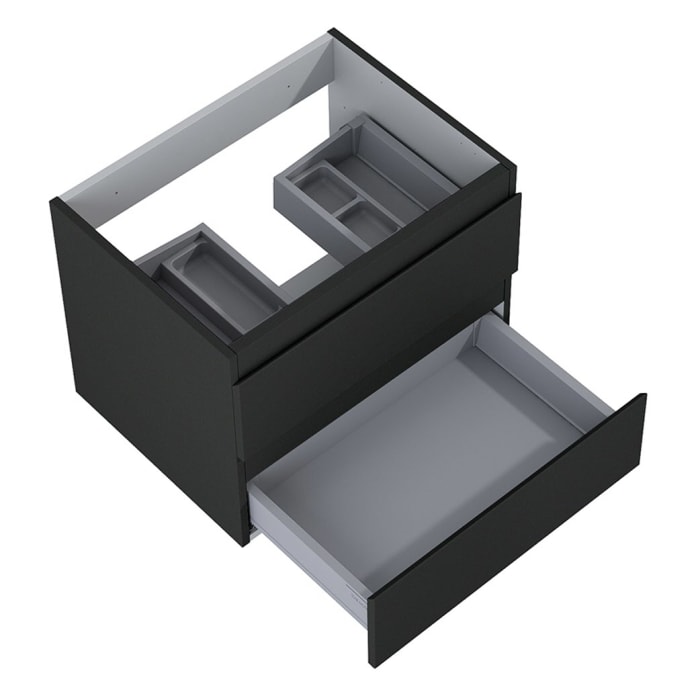 OLTENS Vernal Badmöbel-Set 3-teilig mit 2 Unterschränken mit Schubladen und Konsolenplatte 160 x 25,2/48,6 cm