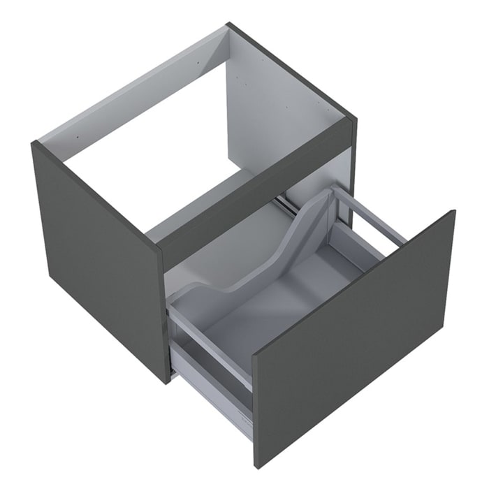 OLTENS Vernal Badmöbel-Set 3-teilig mit 2 Unterschränken mit Schubladen und Konsolenplatte 160 x 25,2/48,6 cm