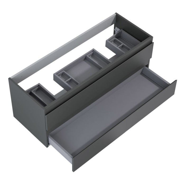 OLTENS Vernal Badmöbel-Set 2-teilig mit Unterschrank mit 2 Schubladen und Konsolenplatte 120 x 48,6 cm