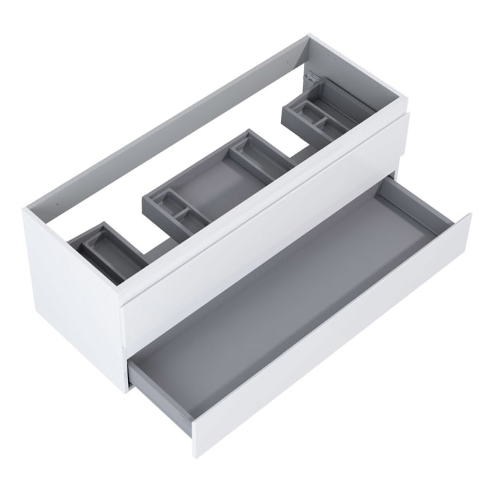 OLTENS Vernal Badmöbel-Set 3-teilig mit 2 Unterschränken mit Schubladen und Konsolenplatte 180 x 25,2/48,6 cm