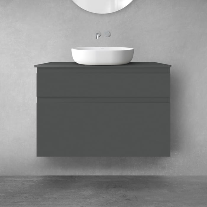 OLTENS Vernal Badmöbel-Set 3-teilig mit Unterschränken mit Schubladen und Konsolenplatte 100 x 72,2 cm