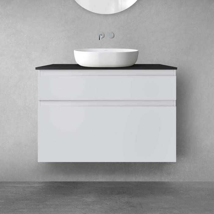 OLTENS Vernal Badmöbel-Set 3-teilig mit Unterschränken mit Schubladen und Konsolenplatte 100 x 72,2 cm