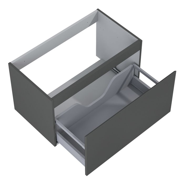 OLTENS Vernal Badmöbel-Set 3-teilig mit Unterschränken mit Schubladen und Konsolenplatte 80 x 72,2 cm