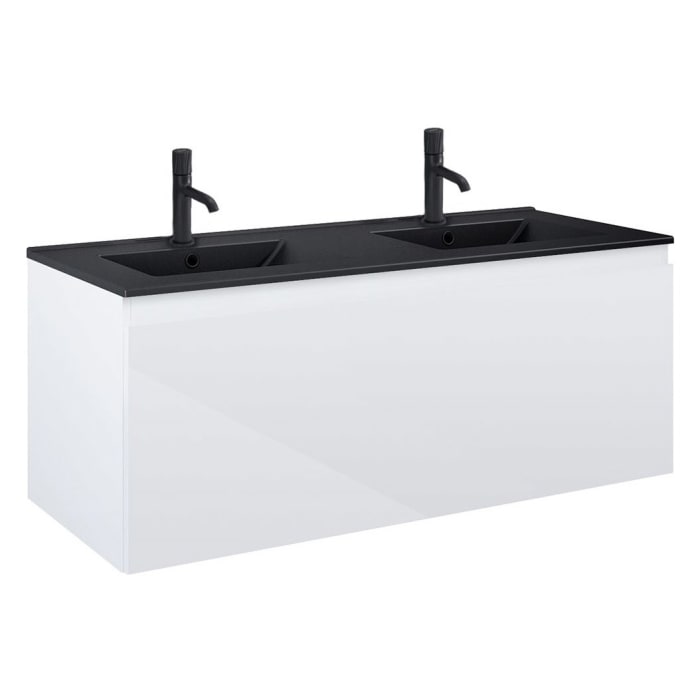 OLTENS Vernal Waschtischunterschrank mit Waschbecken 120 x 49,1 cm, mit 1 Schublade