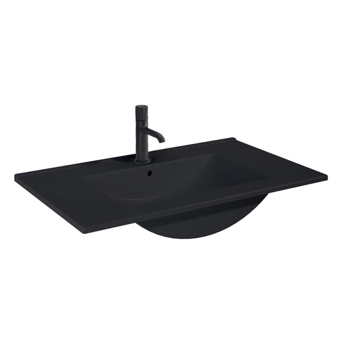 OLTENS Vernal Waschtischunterschrank mit Waschbecken 81 x 48,8 cm, mit 1 Schublade