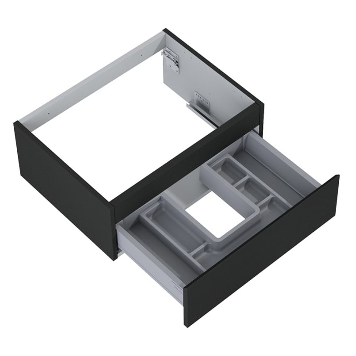 OLTENS Vernal Waschtischunterschrank mit Waschbecken 61 x 25,4 cm, mit 1 Schublade